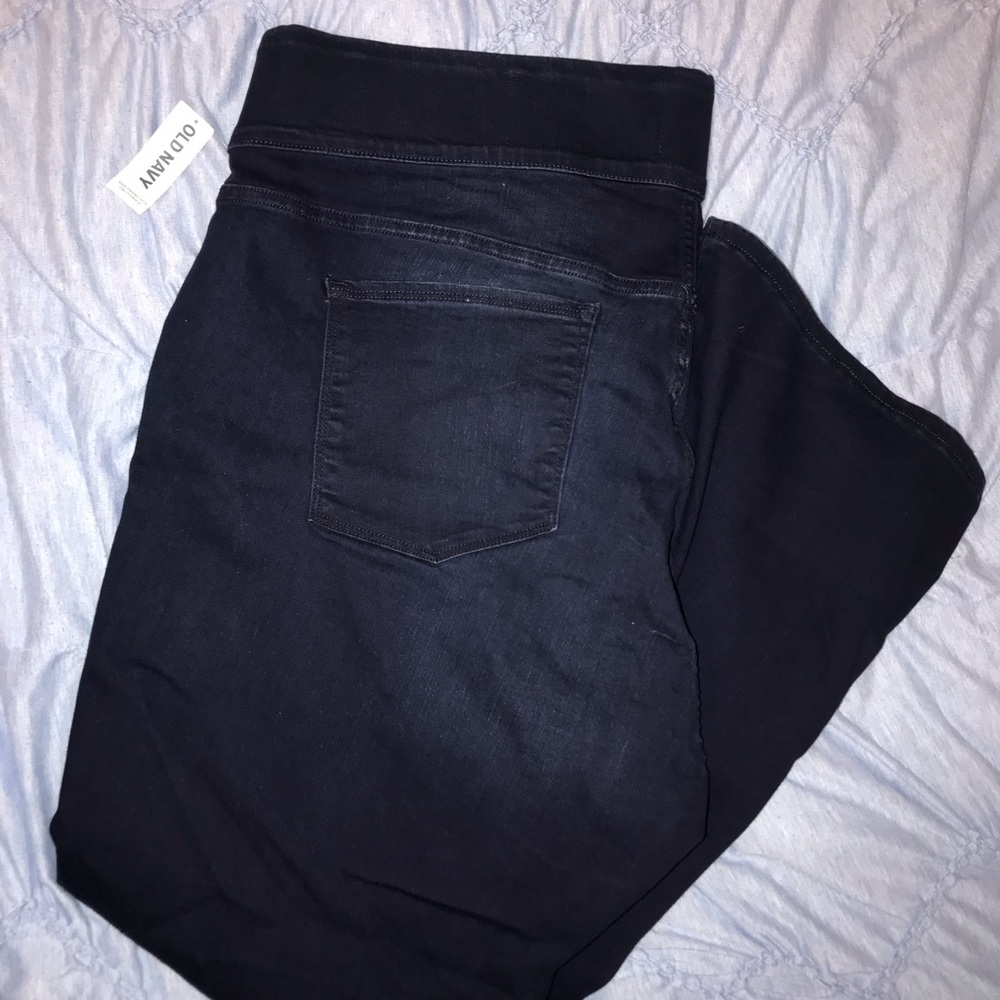 Old navy sz 20 pull on boot cut jeans